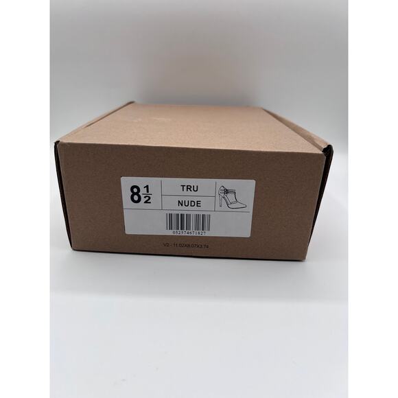 JOURNEE COLLECTION 'TRU' T-STRAP ADJUSTABLE PADDED STILETTO HEEL NUDE 8.5 NEW - Picture 12 of 13